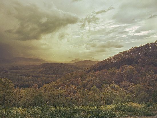 Foothills Parkway overlook near Cosby Tn