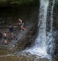 Hand of Man\n\nA Helping Hand\nCVNP Blue Hen Falls