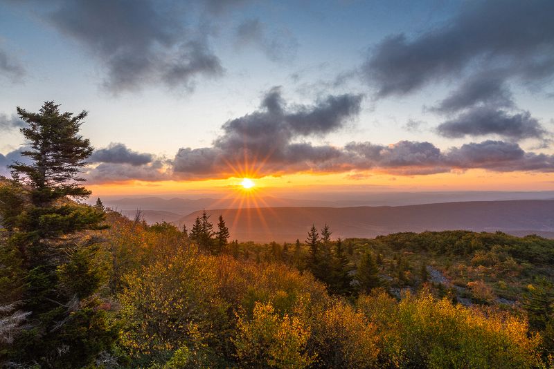 Third Place\n\nLandscape\n\nSunrise with Fall Colors\nCanaan Valley, WV