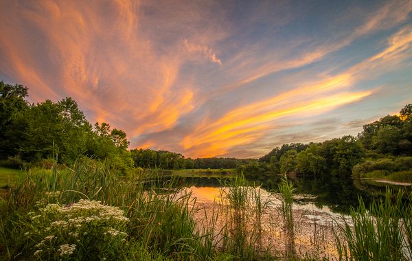 Honorable Mention CVNP\n\nSunrise at Indigo Lake\n\nIndigo Lake