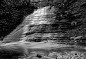 Buttermilk Falls\n\nBlack & White