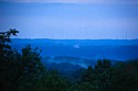 Morning fog at Ledges Overlook